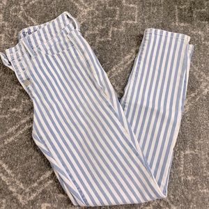 Universal Thread striped high waisted jeans